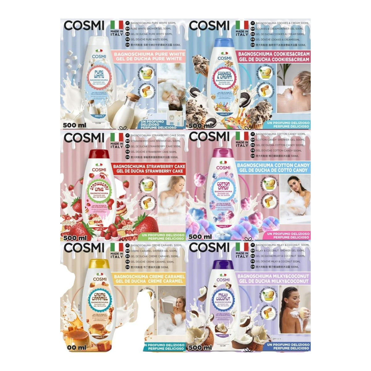 COSMI Sweet Moments – gel za tuširanje, 500 ml – prikaz 1