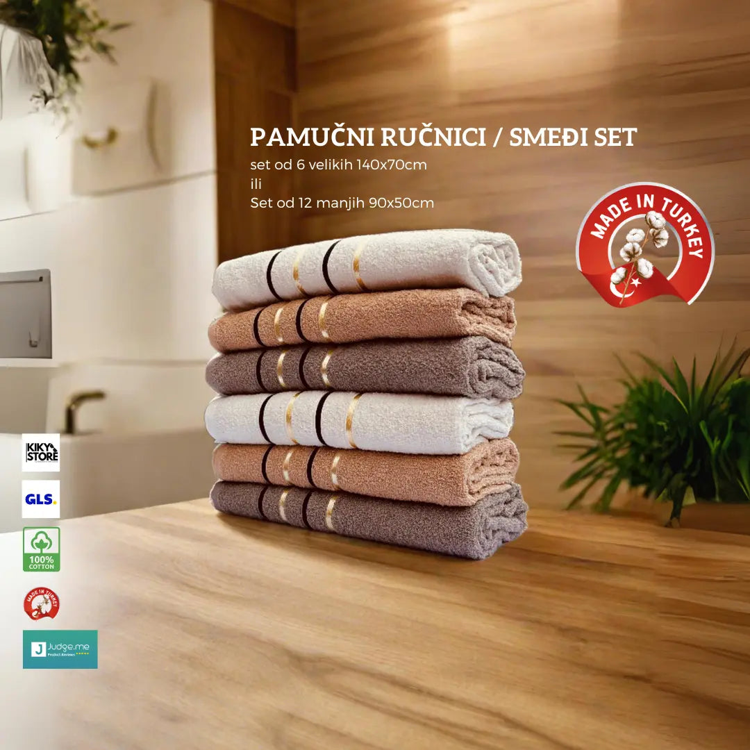 Pamučni ručnici u setu - KIKY STORE