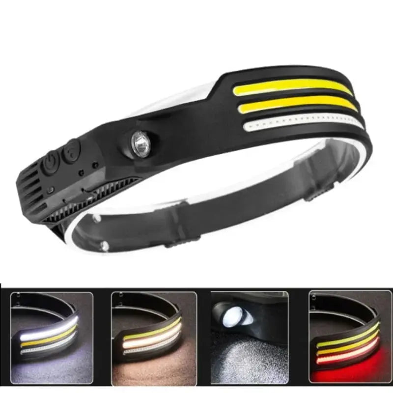 COB LED Naglavna Lampa s Višenamjenskim Osvjetljenjem - KIKY STORE