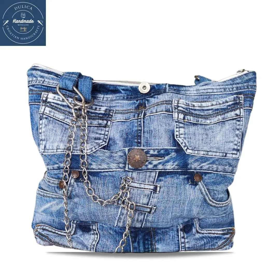 HANDMADE Recycled denim torba 10 KIKY STORE