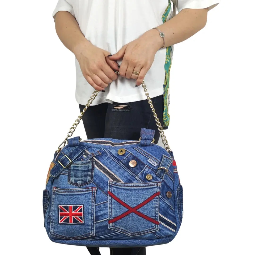 HANDMADE Recycled denim torba 14 KIKY STORE