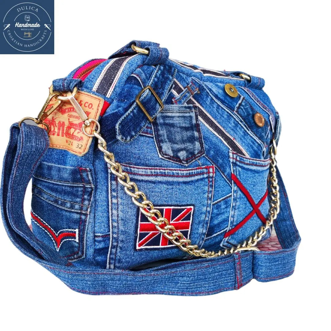 HANDMADE Recycled denim torba 14 KIKY STORE