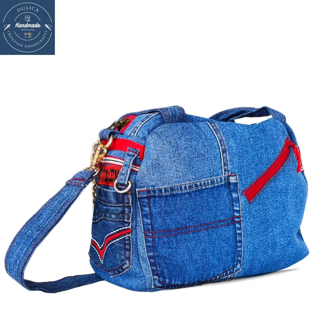 HANDMADE Recycled denim torba 14 KIKY STORE