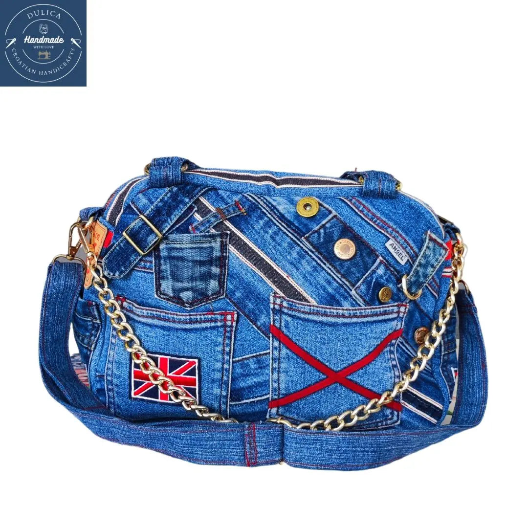 HANDMADE Recycled denim torba 14 KIKY STORE