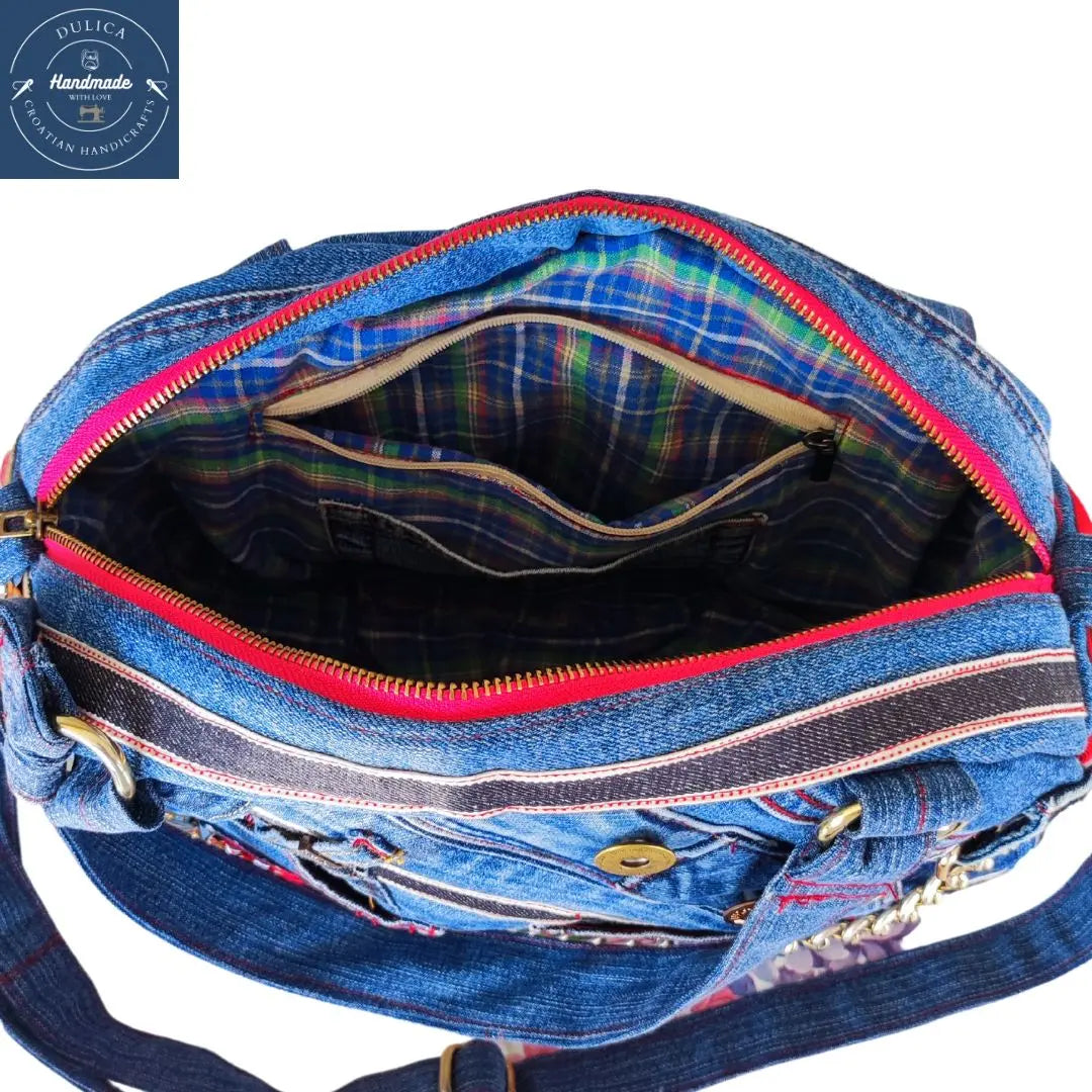HANDMADE Recycled denim torba 14 KIKY STORE