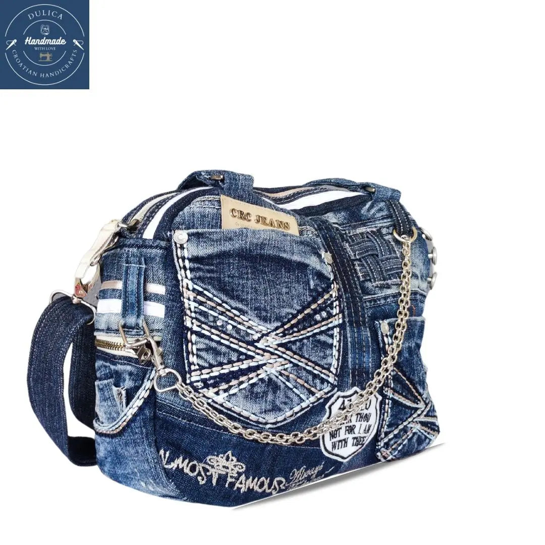 HANDMADE Recycled denim torba 15 KIKY STORE