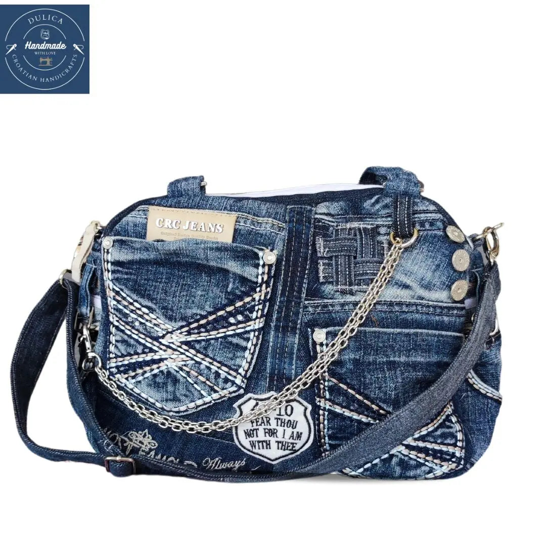 HANDMADE Recycled denim torba 15 KIKY STORE