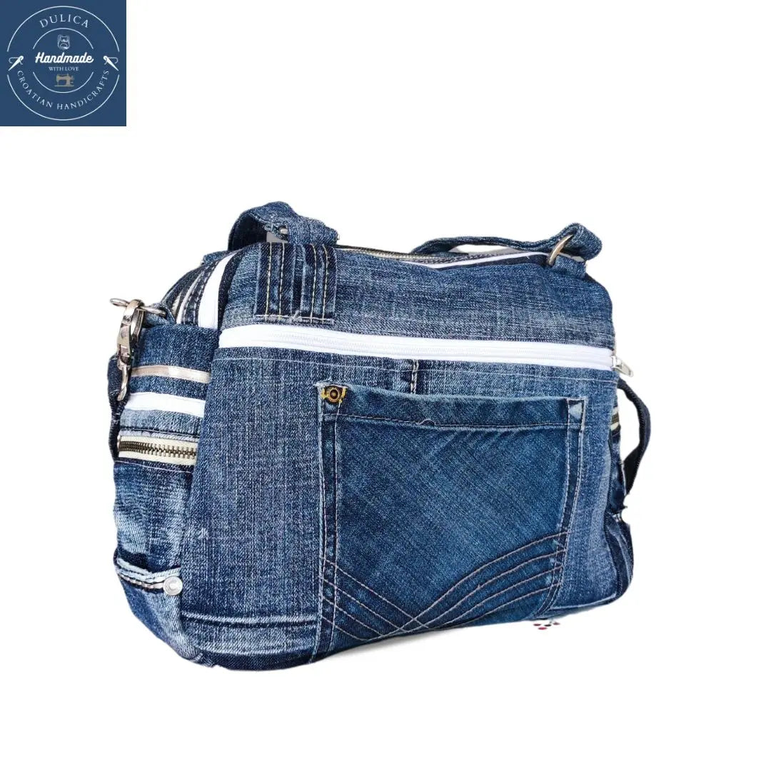 HANDMADE Recycled denim torba 15 KIKY STORE