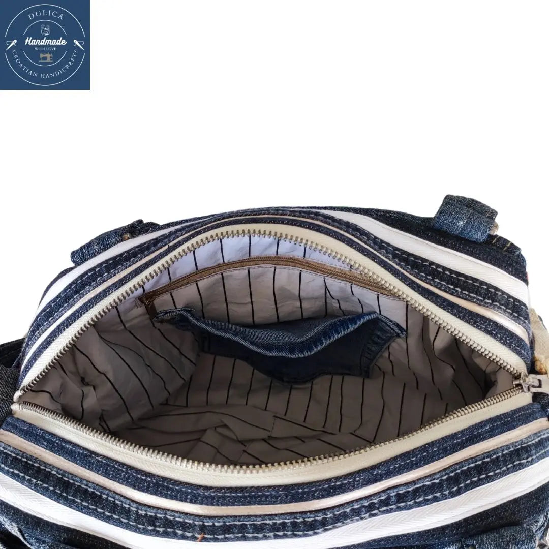HANDMADE Recycled denim torba 15 KIKY STORE