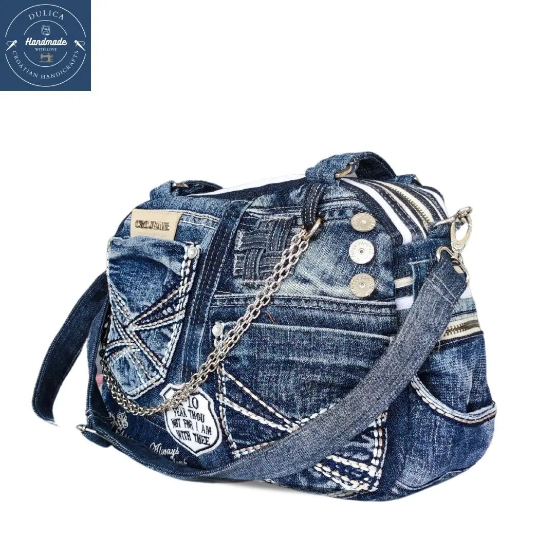 HANDMADE Recycled denim torba 15 KIKY STORE