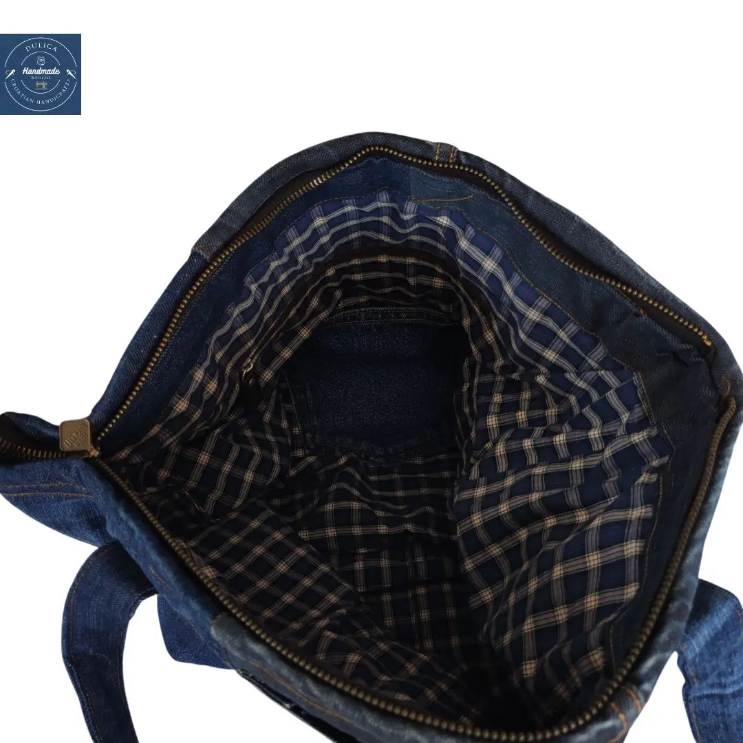 HANDMADE Recycled denim torba 4 KIKY STORE