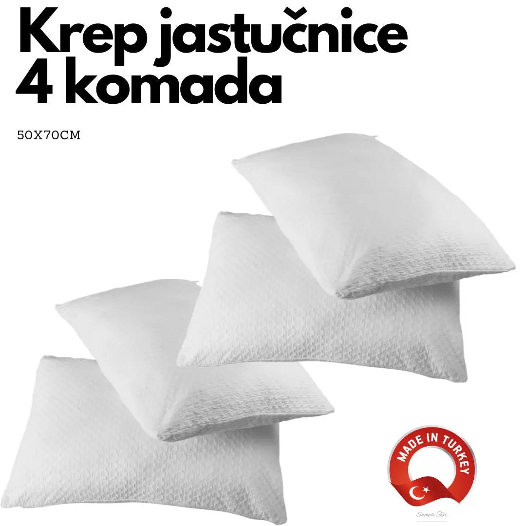 Jastučnice krep 4 komada KIKY STORE