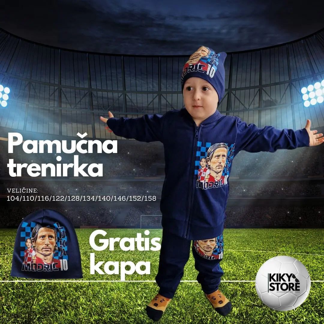 Pamučna dječja trenirka LUKA KIKY STORE