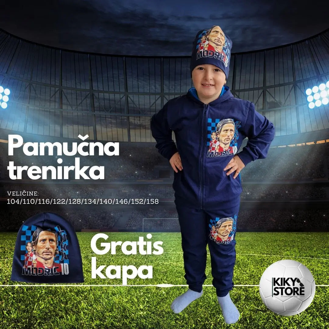 Pamučna dječja trenirka LUKA KIKY STORE