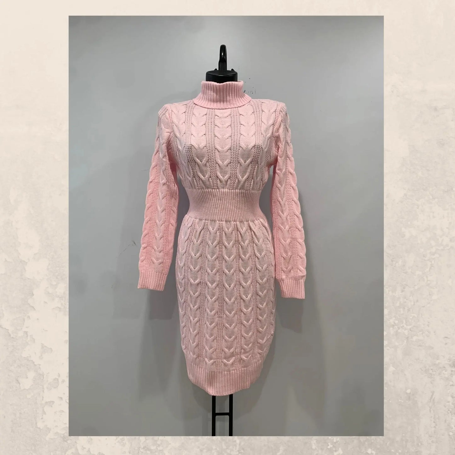 Pletena haljina "felicia" KIKY STORE ROZA