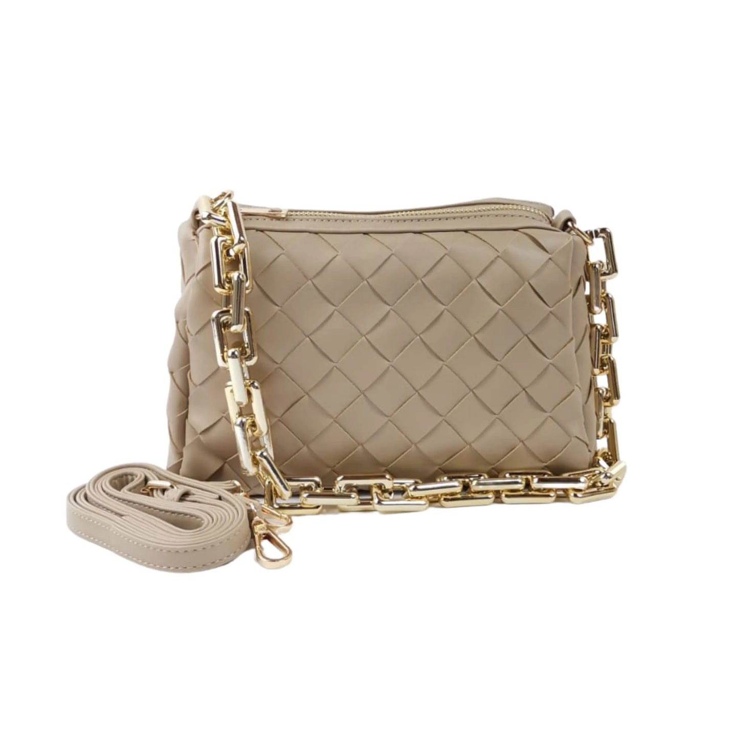 PLETENA TORBA ROSALIA (beige) KIKY