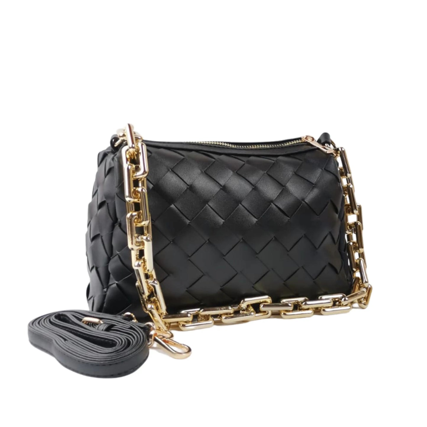 PLETENA TORBA ROSALIA (Black) KIKY