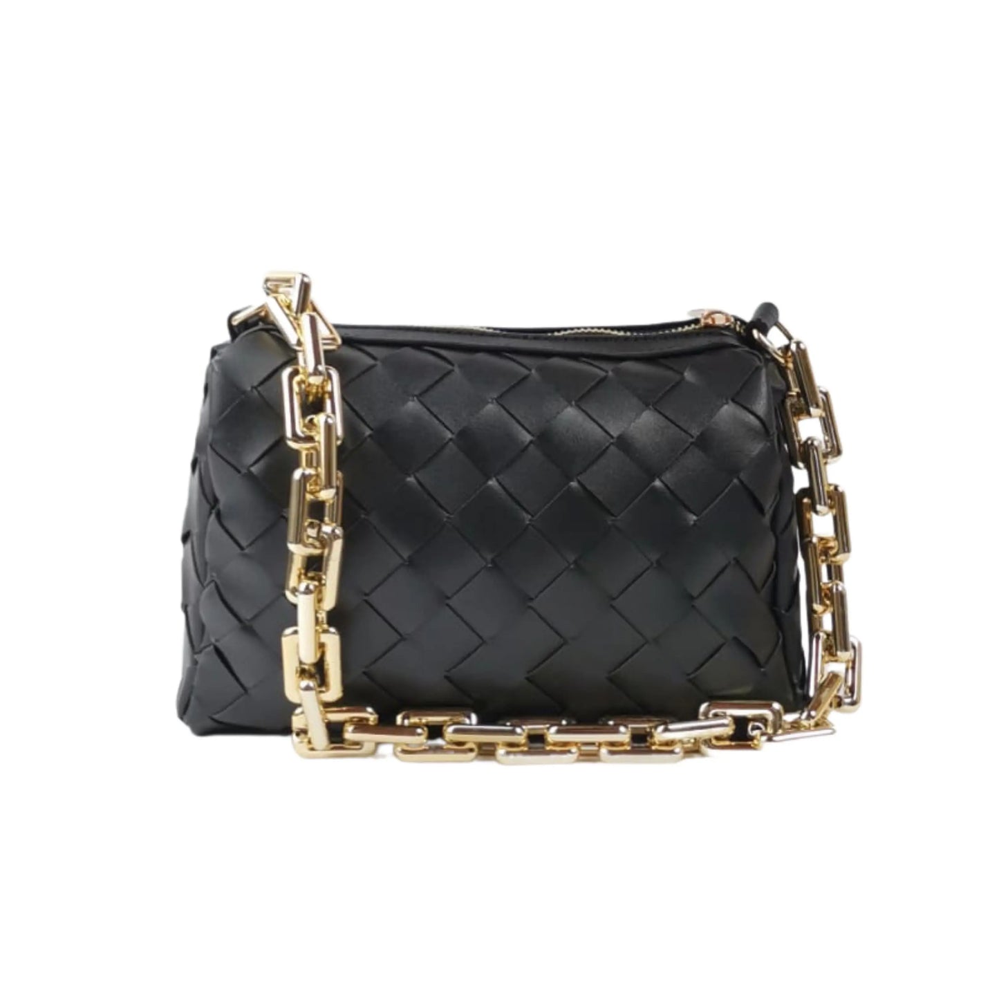 PLETENA TORBA ROSALIA (Black) KIKY