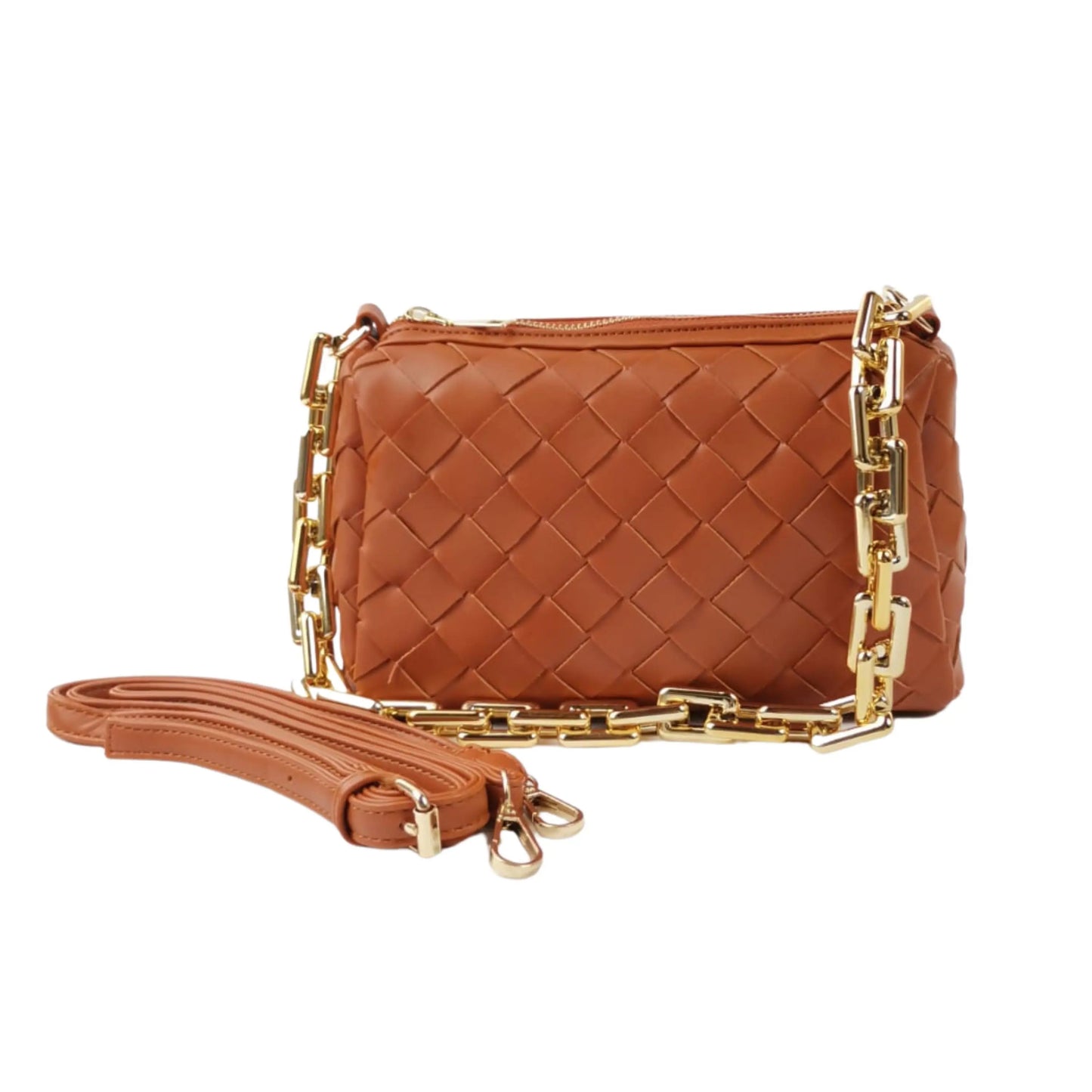 PLETENA TORBA ROSALIA (Brown) KIKY