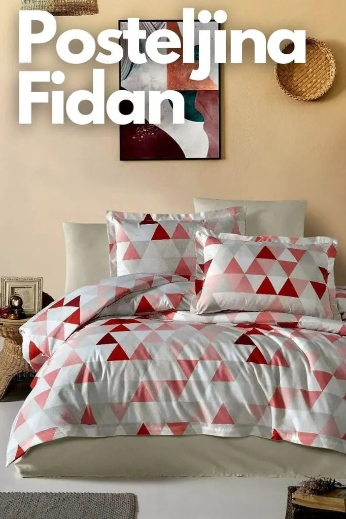 Posteljina za bračni krevet KIKY STORE FIDAN POSTELJINA