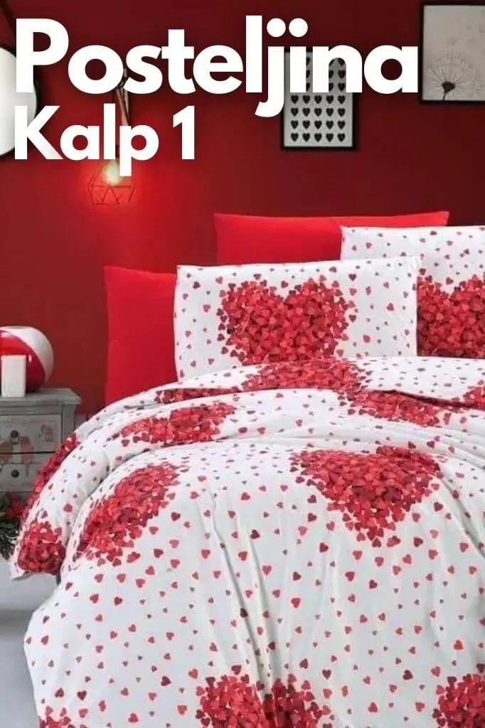 Posteljina za bračni krevet KIKY STORE Kalp 1 Posteljina