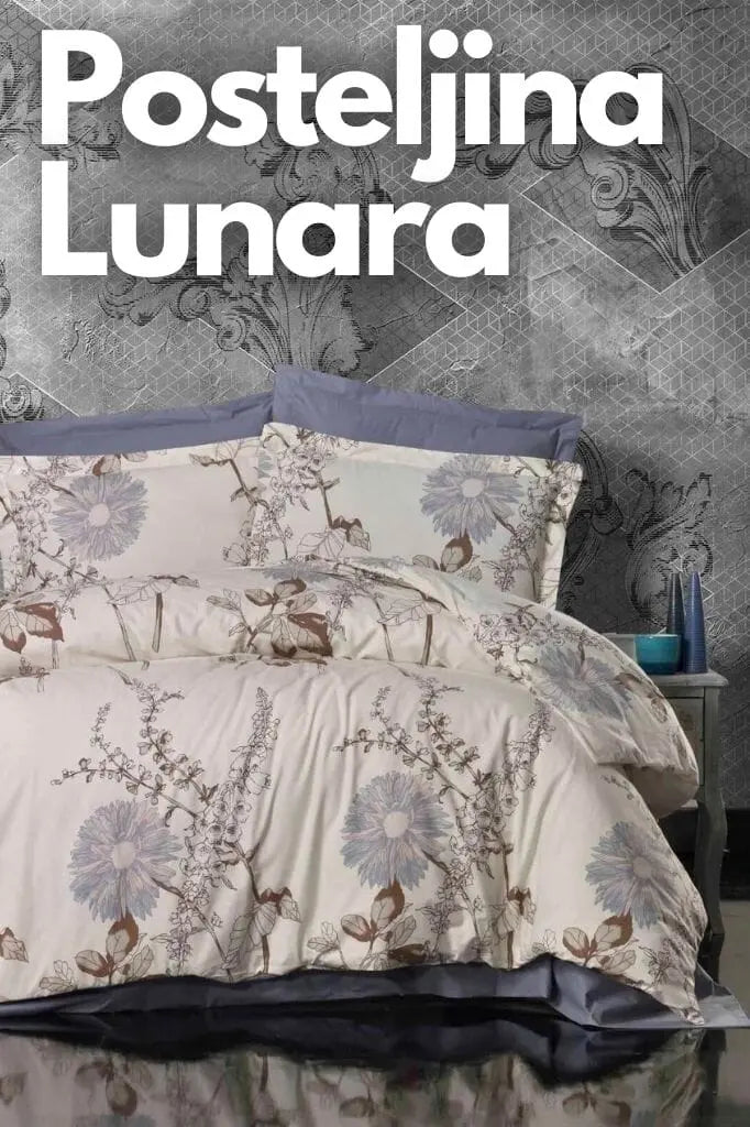 Posteljina za bračni krevet KIKY STORE LUNARA POSTELJINA