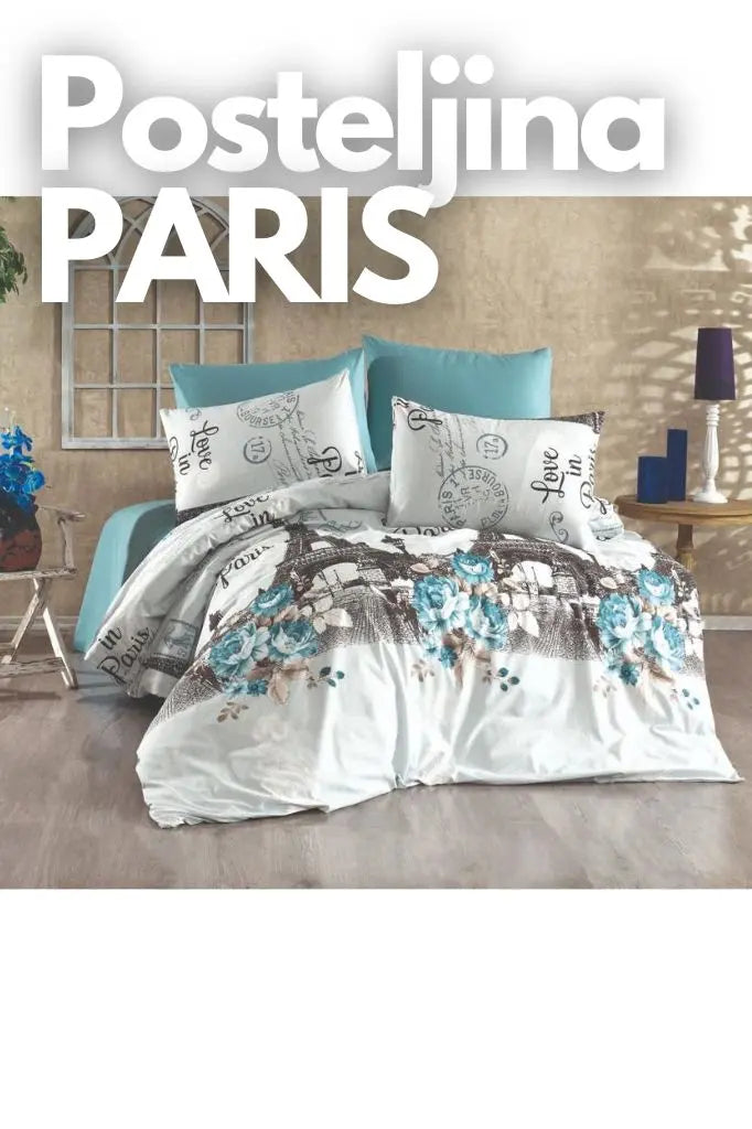 Posteljine za bračni krevet KIKY STORE PARIS POSTELJINA