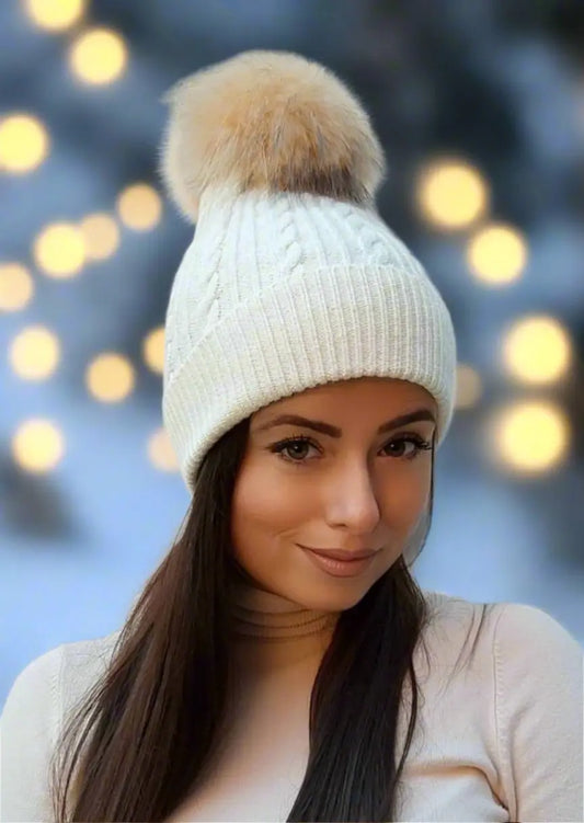 PRAVO KRZNO "ZIMSKA KAPA VLN 28 KIKY BEŽ