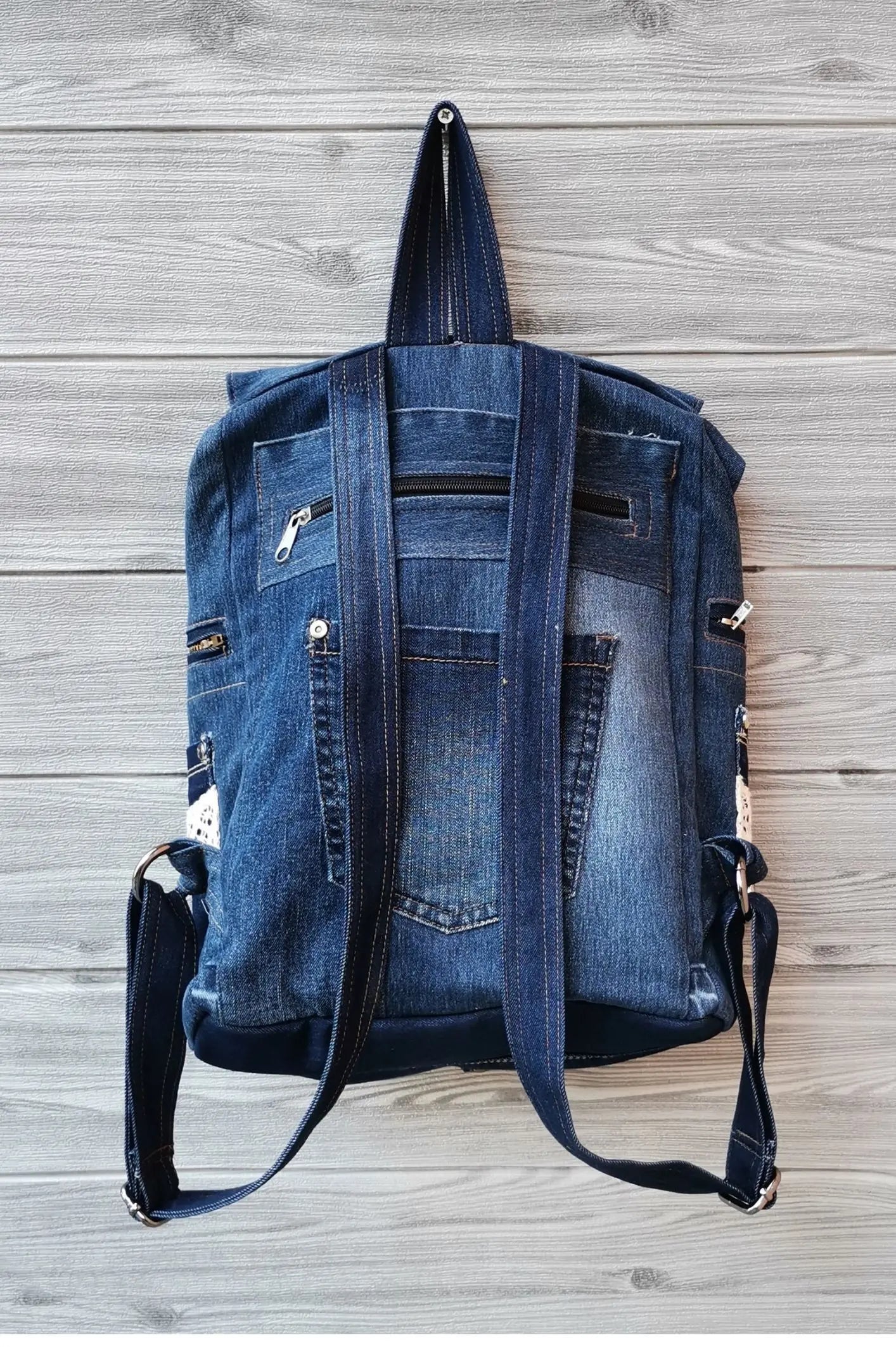 Recycled denim ruksak KIKY