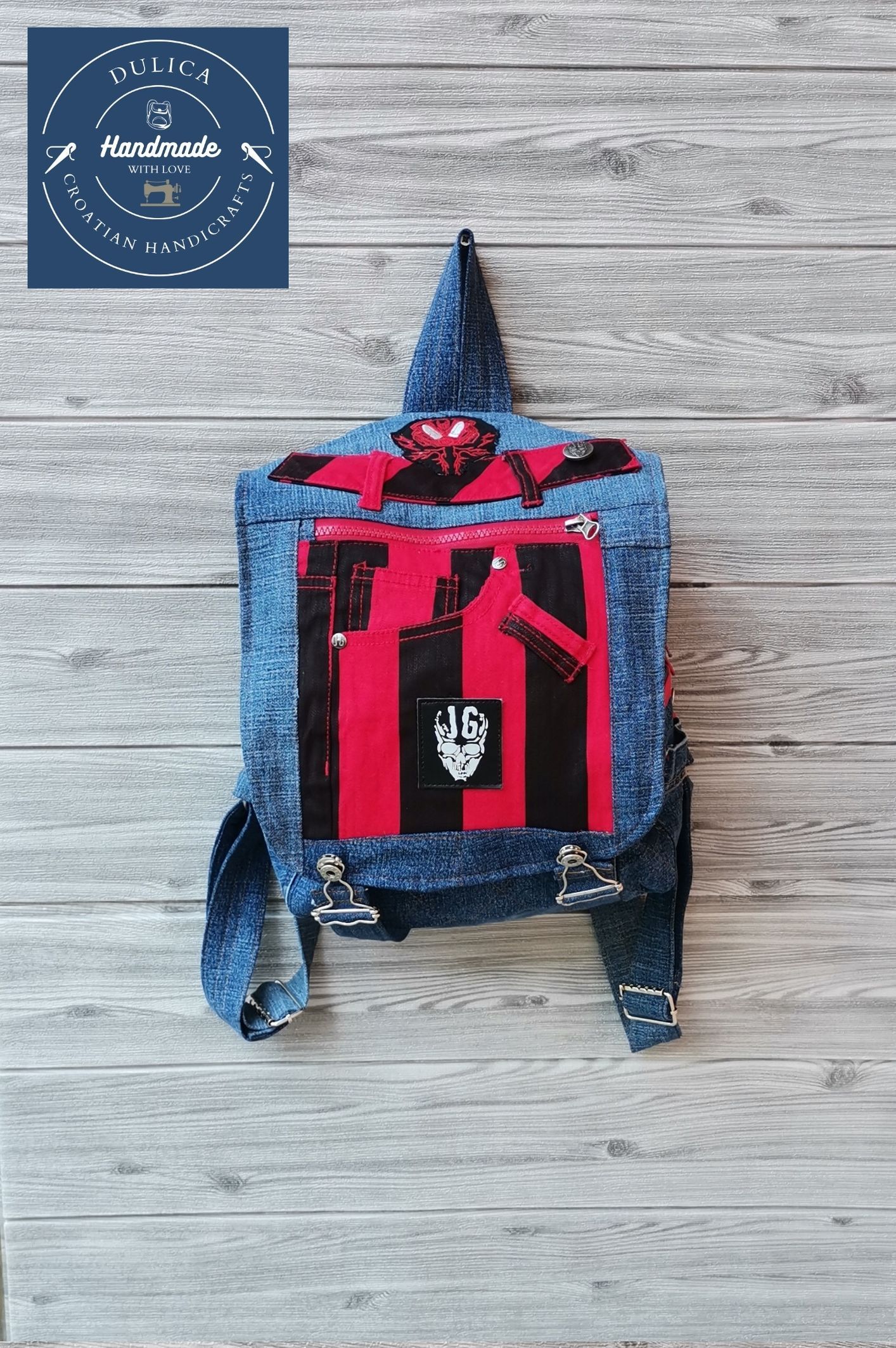 Recycled denim ruksak KIKY