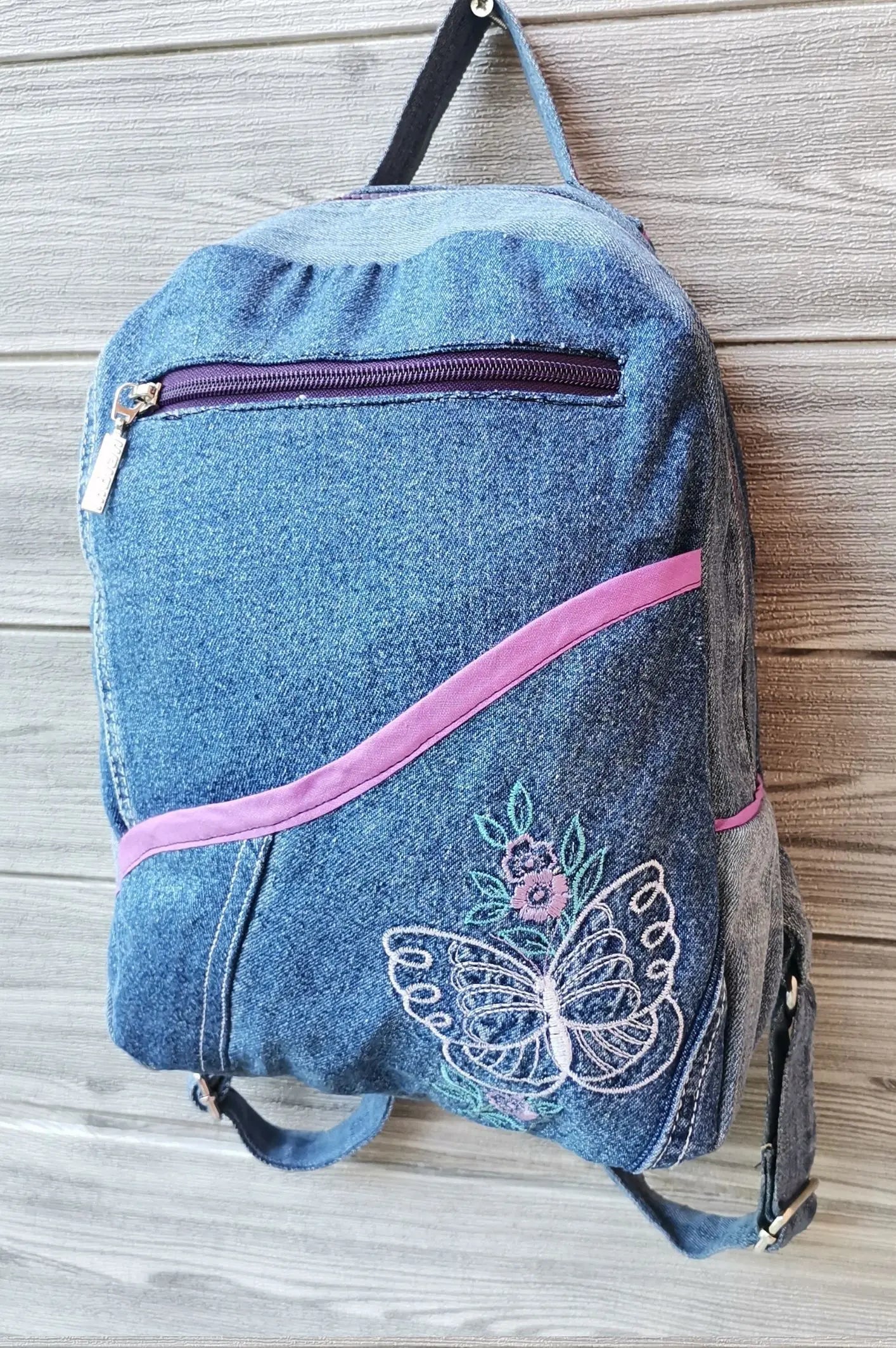 Recycled denim ruksak KIKY