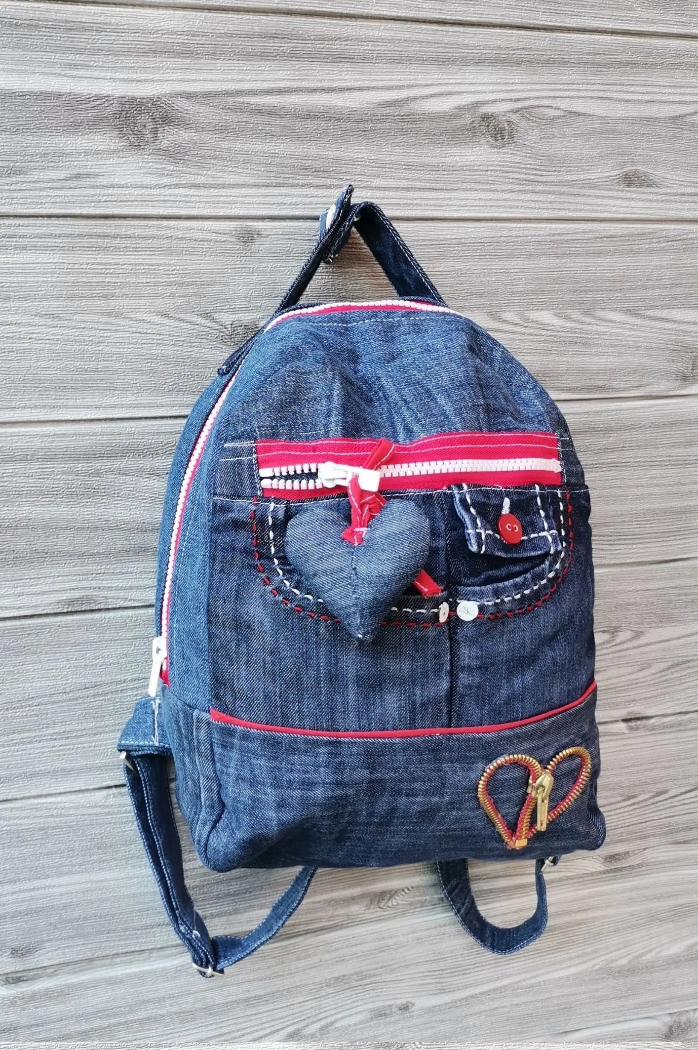 Recycled denim ruksak KIKY
