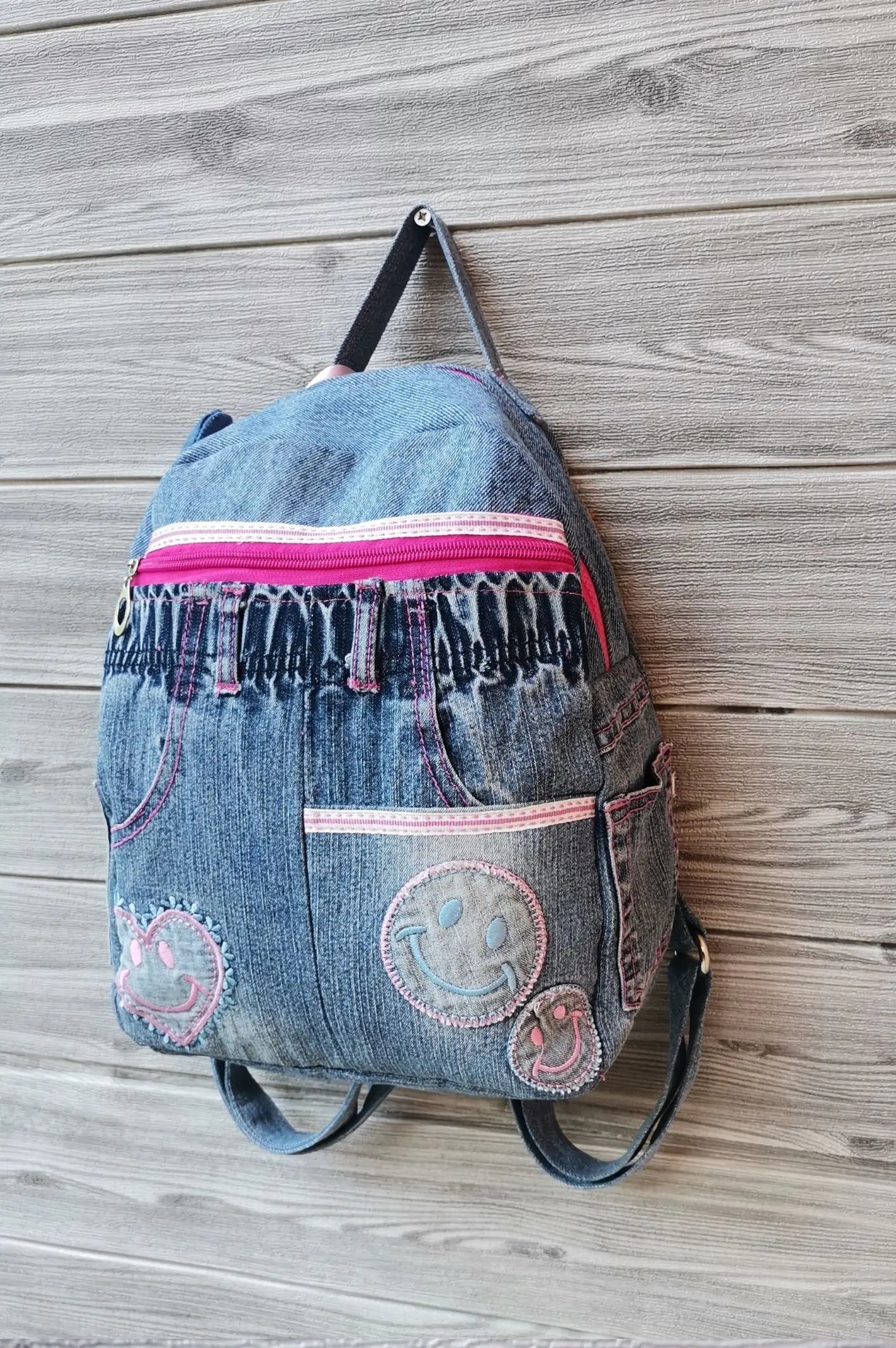 Recycled denim ruksak KIKY