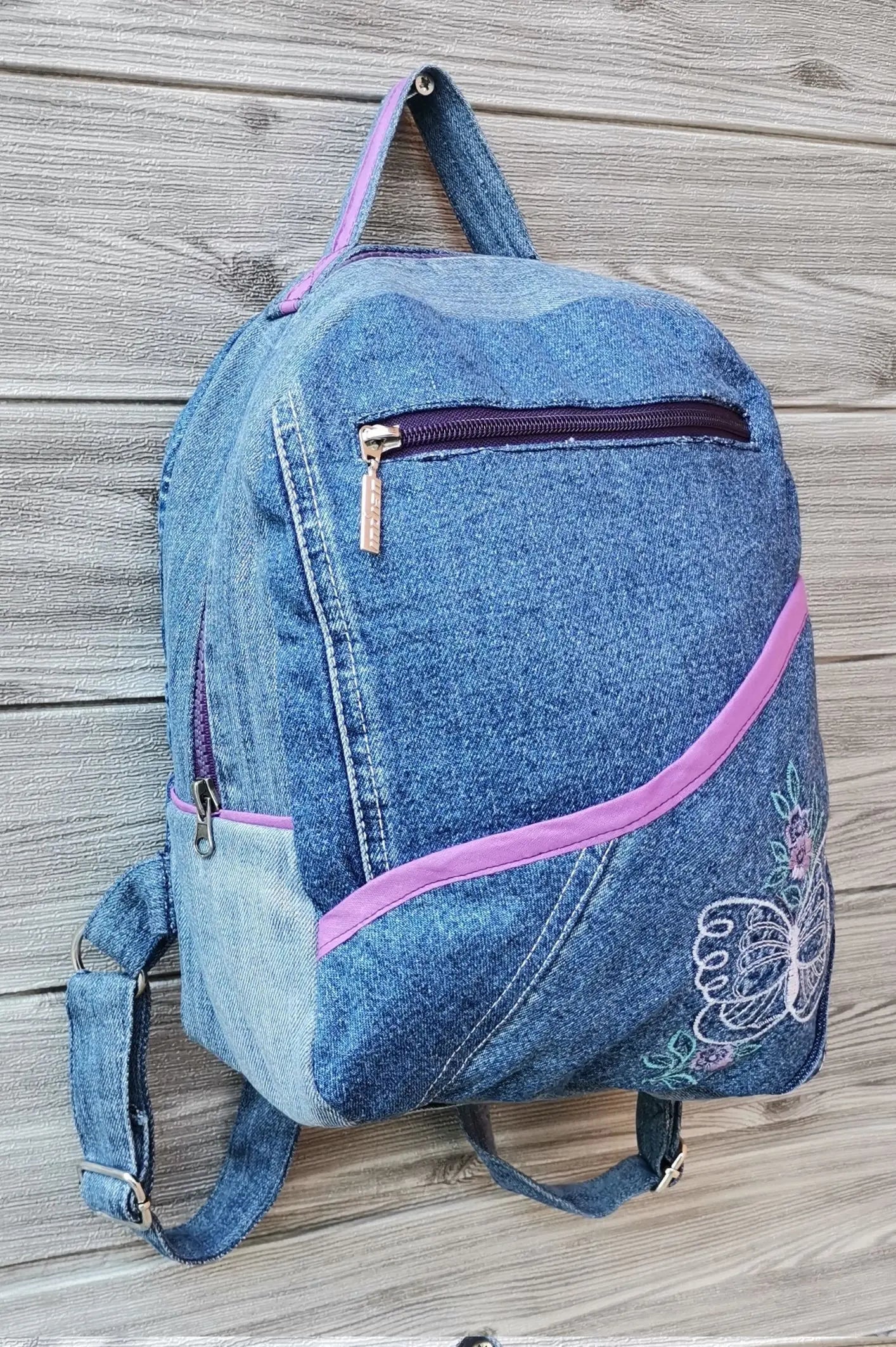 Recycled denim ruksak KIKY