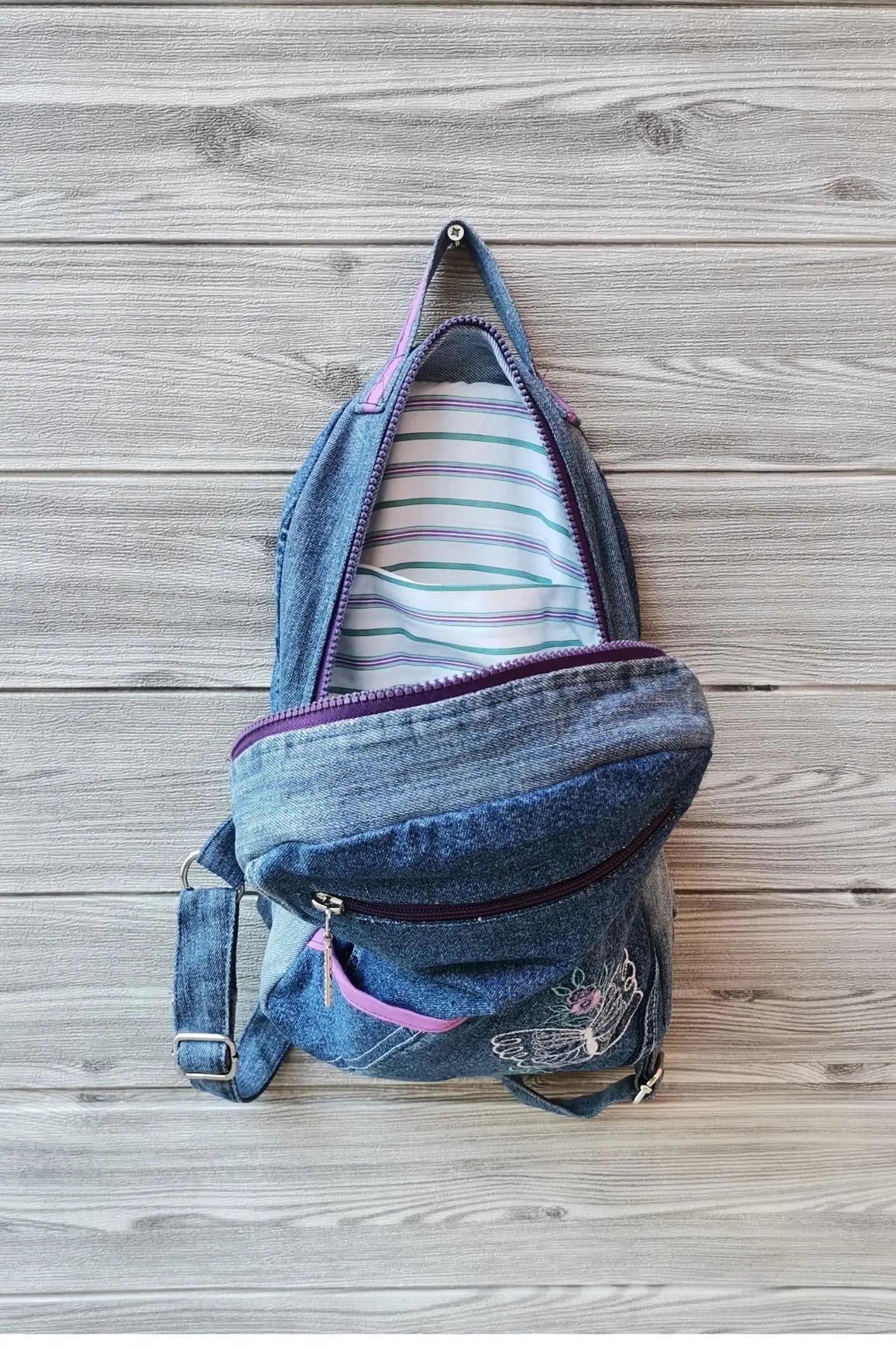 Recycled denim ruksak KIKY
