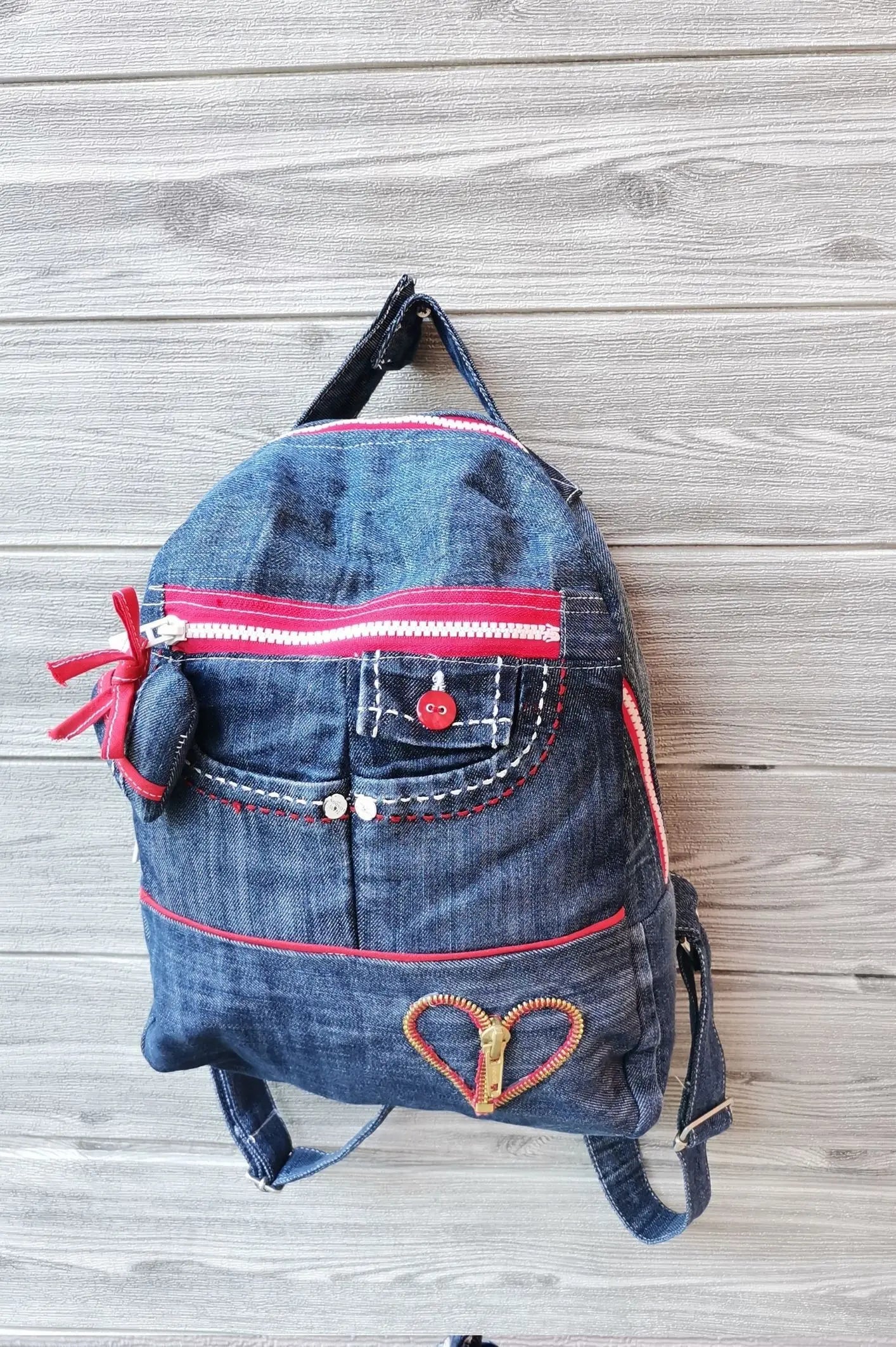 Recycled denim ruksak KIKY