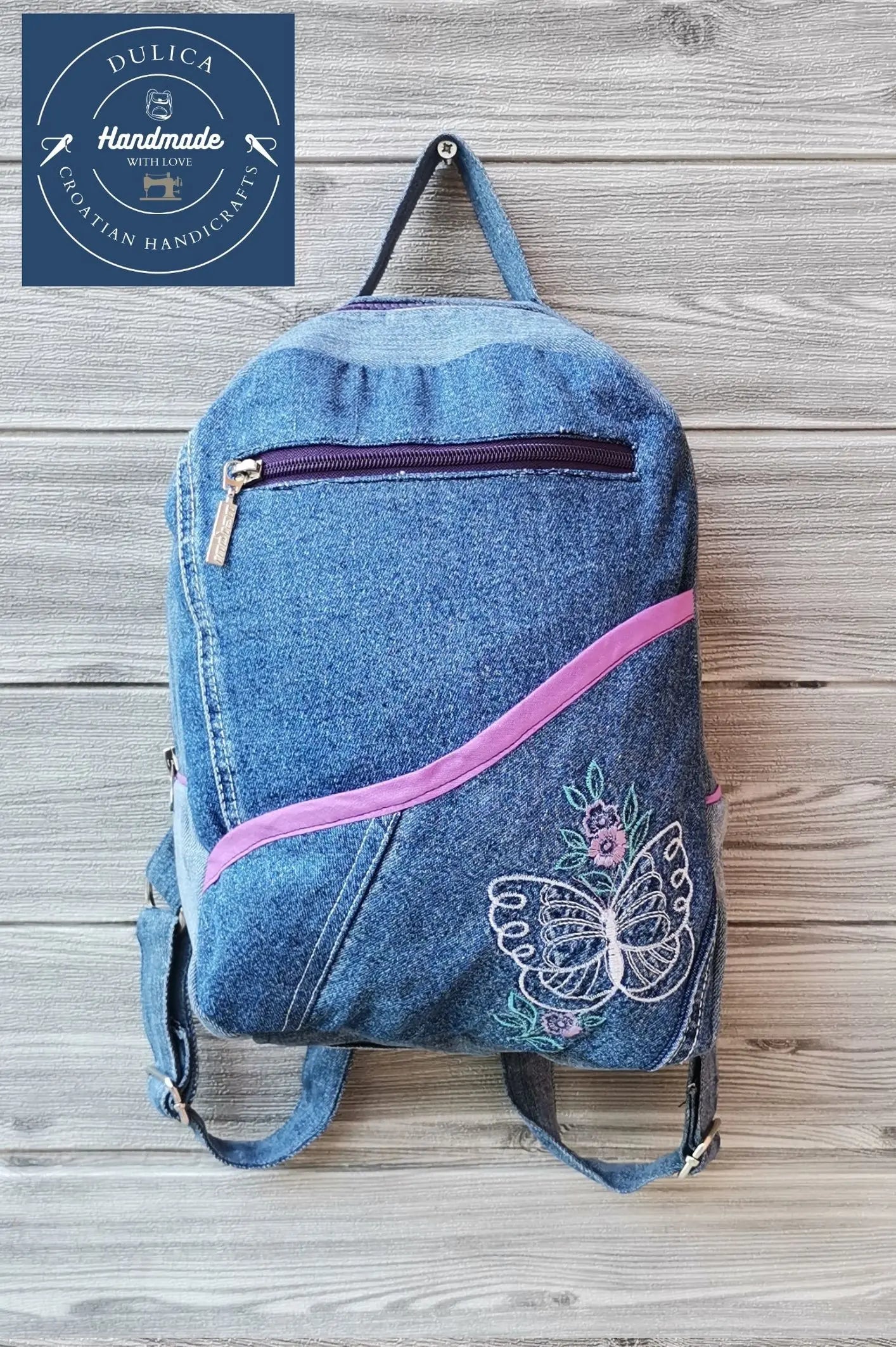 Recycled denim ruksak KIKY