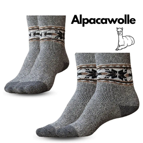 Vunene muške čarape NATUR ALPACA KIKY STORE