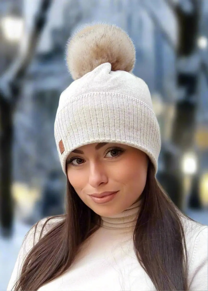 ZIMSKA KAPA VLN 34 KIKY BEŽ