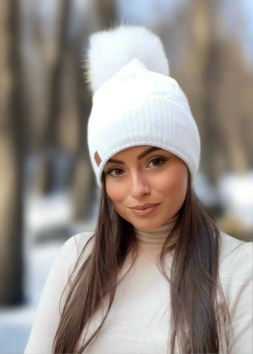 ZIMSKA KAPA VLN 34 KIKY BIJELA