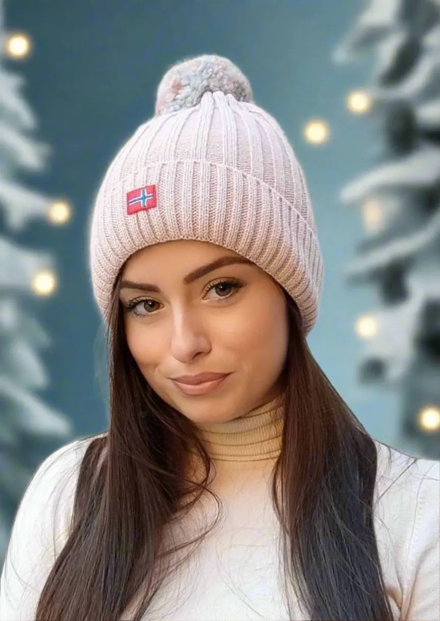 ZIMSKA KAPA VLN 39 KIKY PUDER ROZA