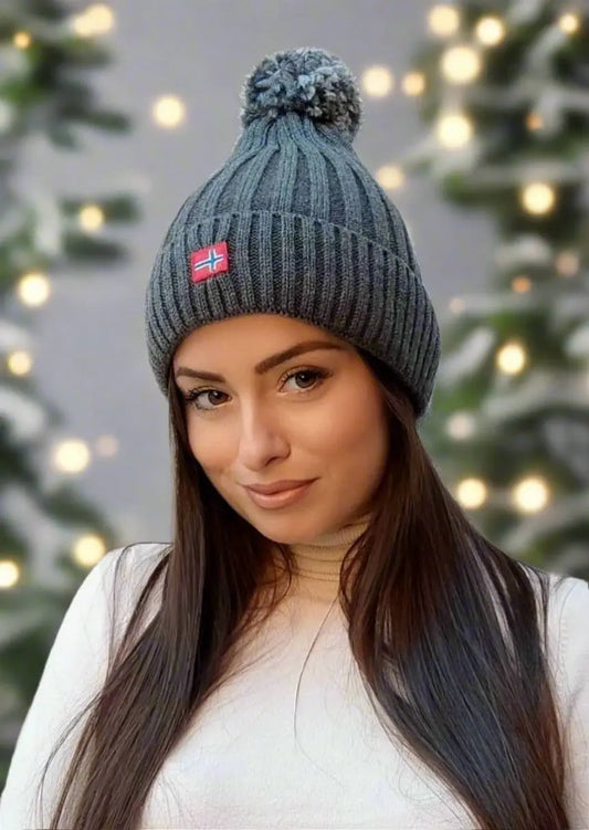 ZIMSKA KAPA VLN 39 KIKY TAMNO SIVA