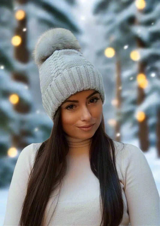 ZIMSKA KAPA VLN6 (PRAVO KRZNO) KIKY SIVA