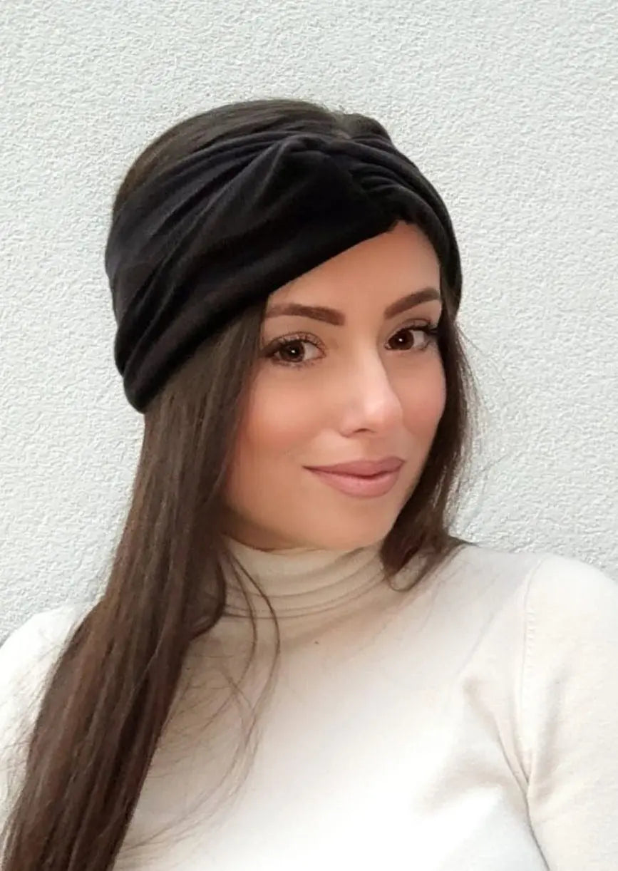 ZIMSKA TRAKA ZA GLAVU VLN KIKY STORE CRNA