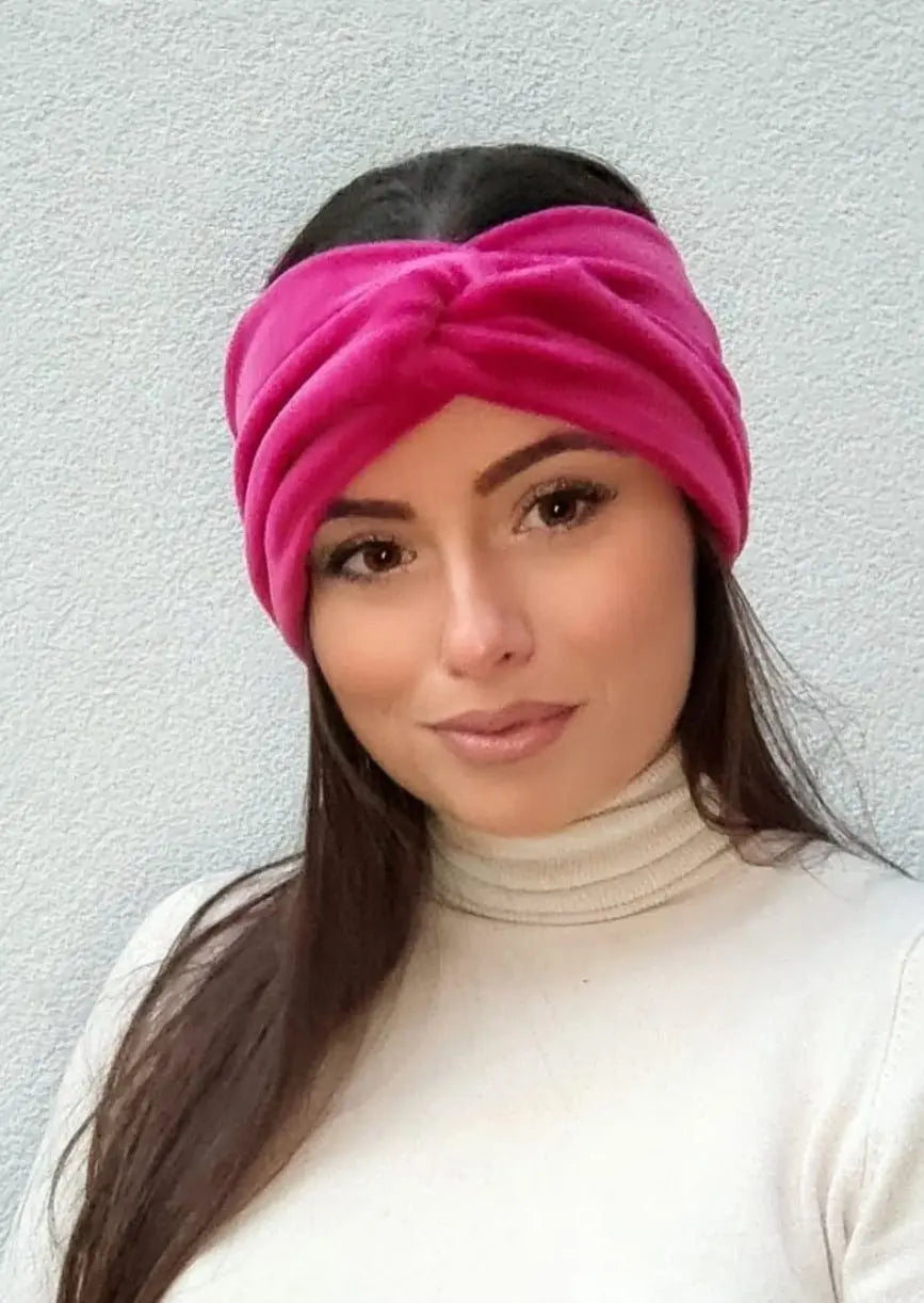ZIMSKA TRAKA ZA GLAVU VLN KIKY STORE ROZA