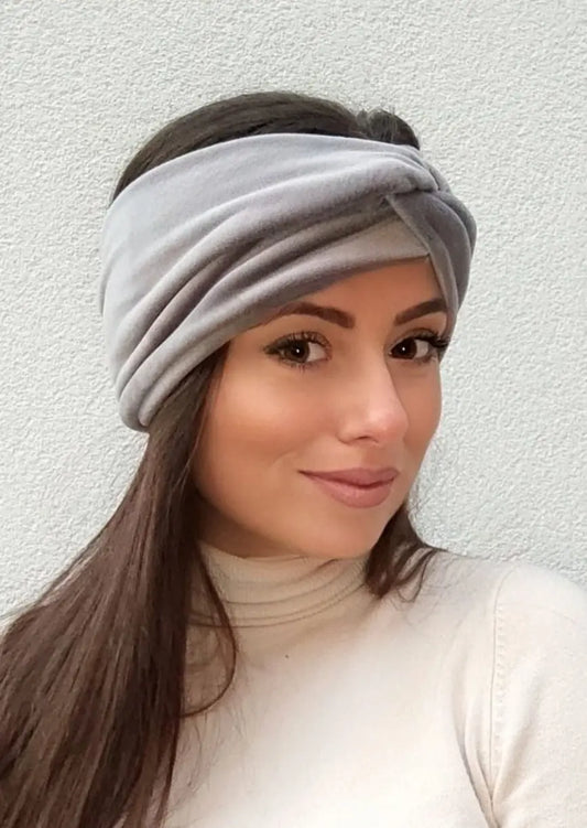 ZIMSKA TRAKA ZA GLAVU VLN KIKY STORE SIVA