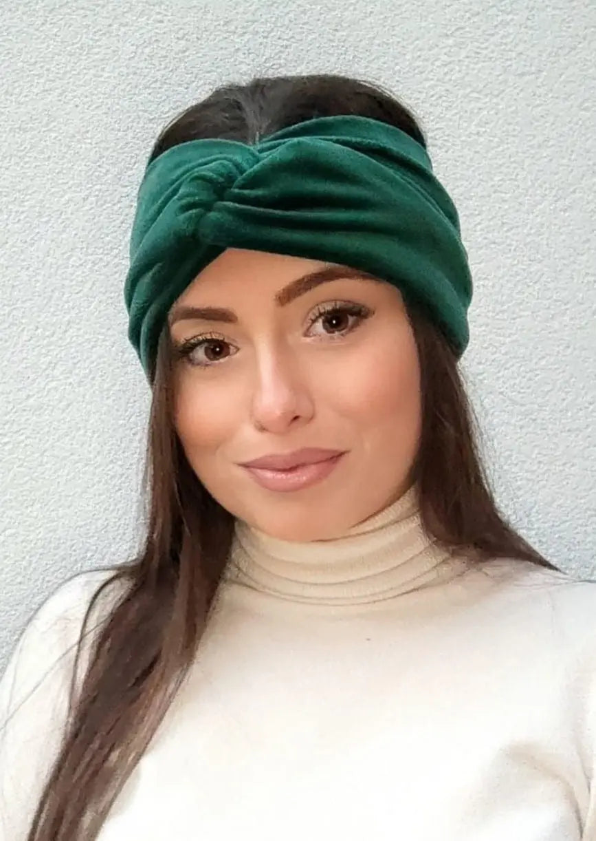 ZIMSKA TRAKA ZA GLAVU VLN KIKY STORE ZELENA