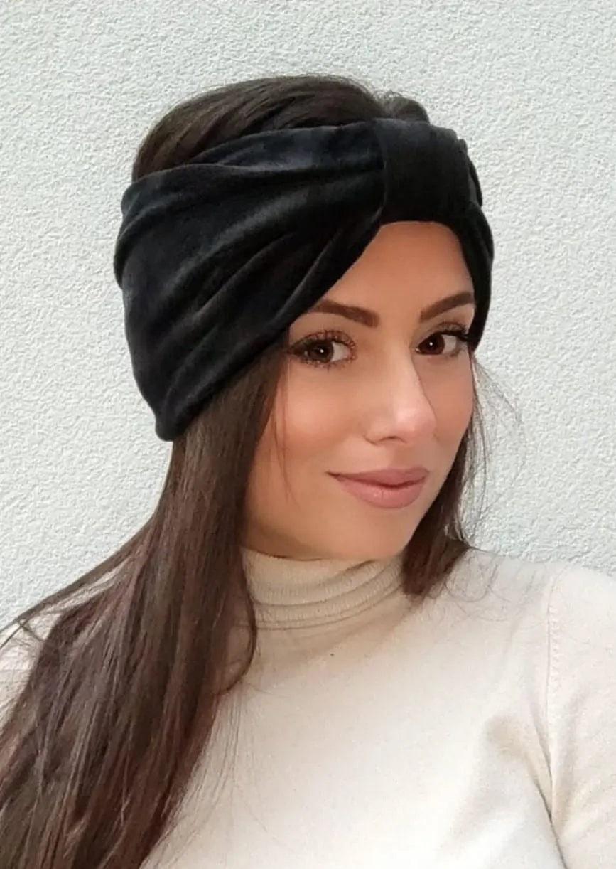 ZIMSKA TRAKA ZA GLAVU VLN2 KIKY STORE CRNA