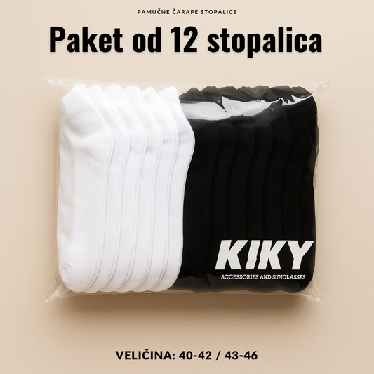 Pamučne stopalice -12 pari.
