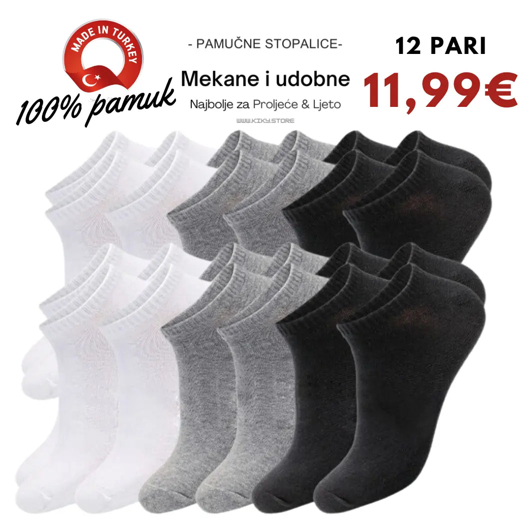 Čarape stopalice 12 pari